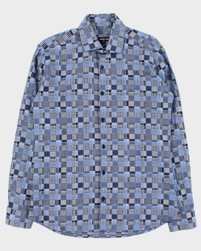 Vintage Jared Lang Check Patchwork Long Sleeve Shirt - M