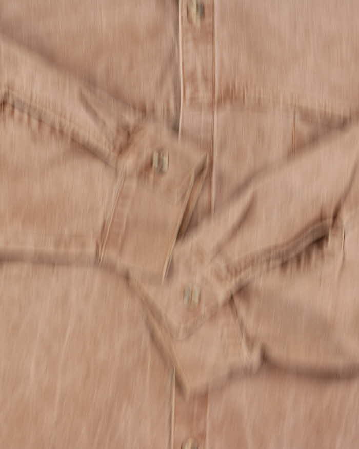 Vintage 1990s Australian Outback Made In USA Canvas Long Sleeve Safari Shirt - XL