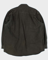 Vintage Carhartt Moss Heavyweight Original Fit Long Sleeve Workwear Shirt - XXL
