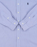 Vintage Y2K 00s Ralph Lauren Blake Two-Ply Micro Gingham Long Sleeve Shirt - S