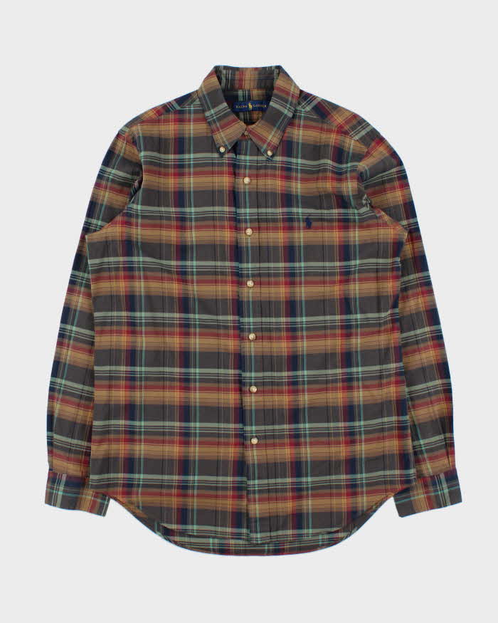 Vintage Ralph Lauren Plaid Long Sleeve Shirt - M