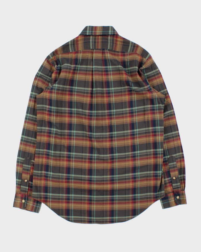 Vintage Ralph Lauren Plaid Long Sleeve Shirt - M