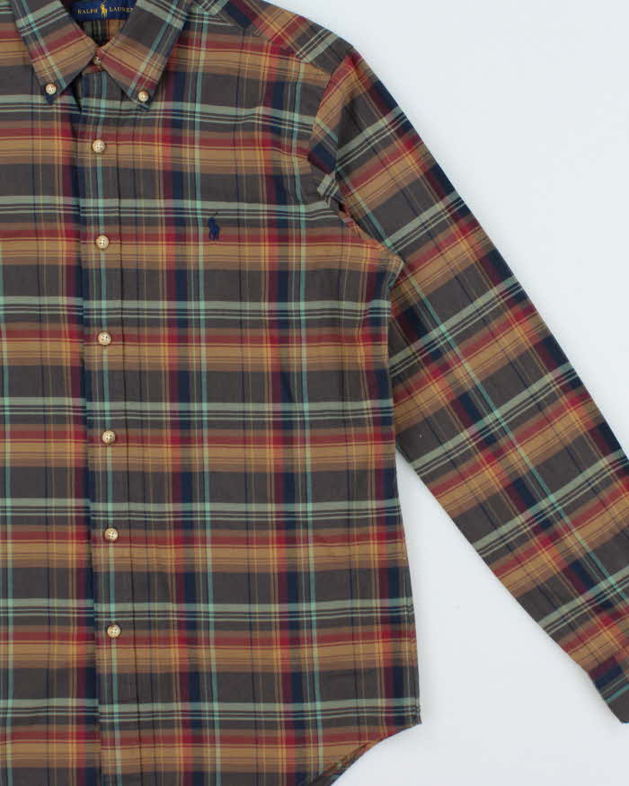 Vintage Ralph Lauren Plaid Long Sleeve Shirt - M