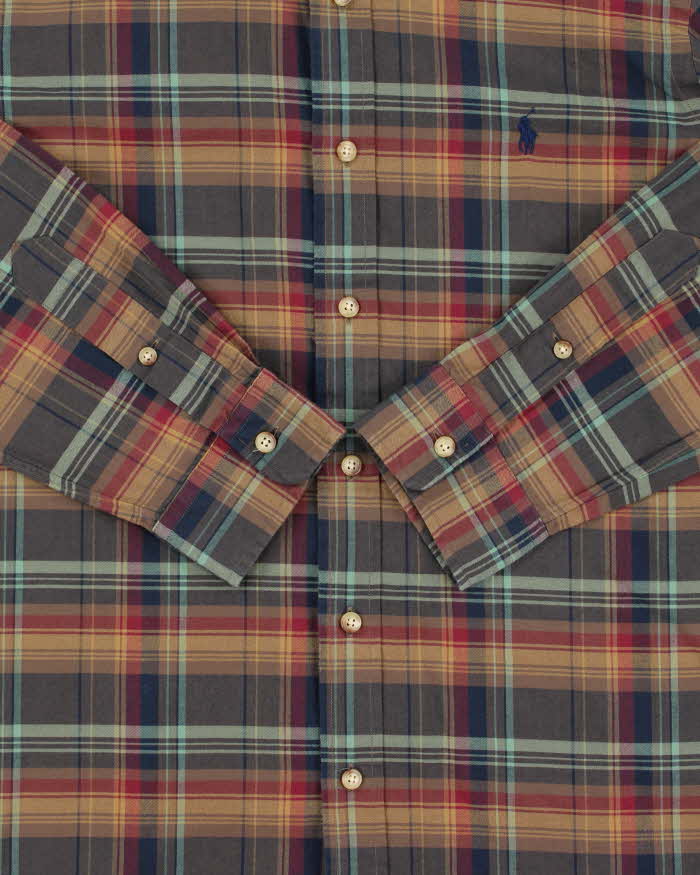 Vintage Ralph Lauren Plaid Long Sleeve Shirt - M