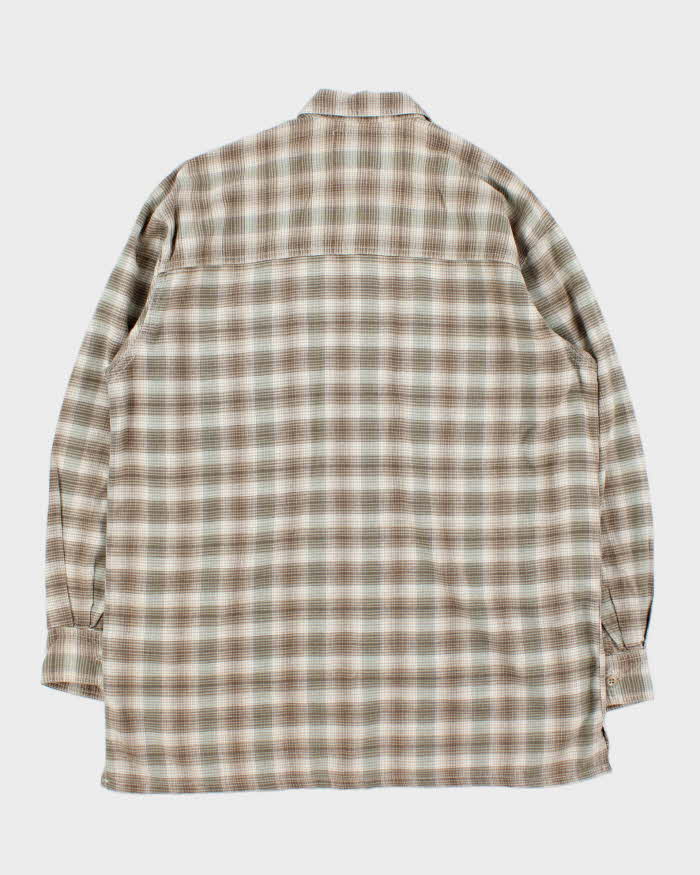 Vintage 1996 Levi's Made In USA Plaid Long Sleeve Flannel Shirt - M