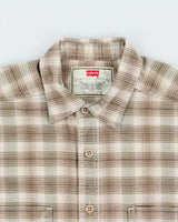 Vintage 1996 Levi's Made In USA Plaid Long Sleeve Flannel Shirt - M