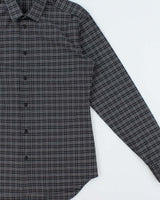 Vintage SS2006 Y2K Dior 'Heidi Slimane' Japanese Exclusive Tartan Epaulette Long Sleeve Shirt - L