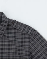 Vintage SS2006 Y2K Dior 'Heidi Slimane' Japanese Exclusive Tartan Epaulette Long Sleeve Shirt - L