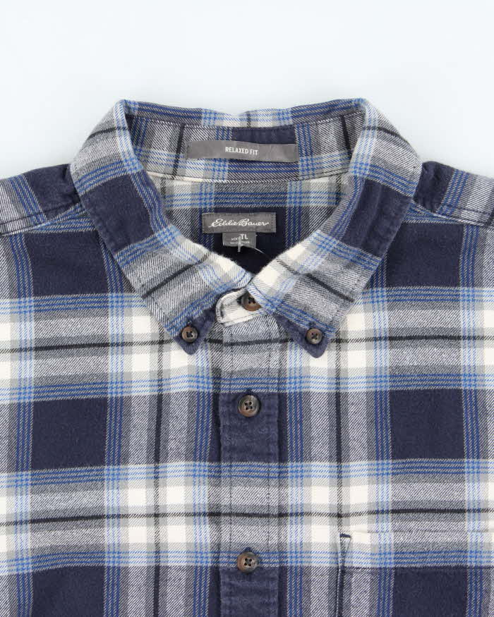Vintage Eddie Bauer Oversized Flannel Shirt - L