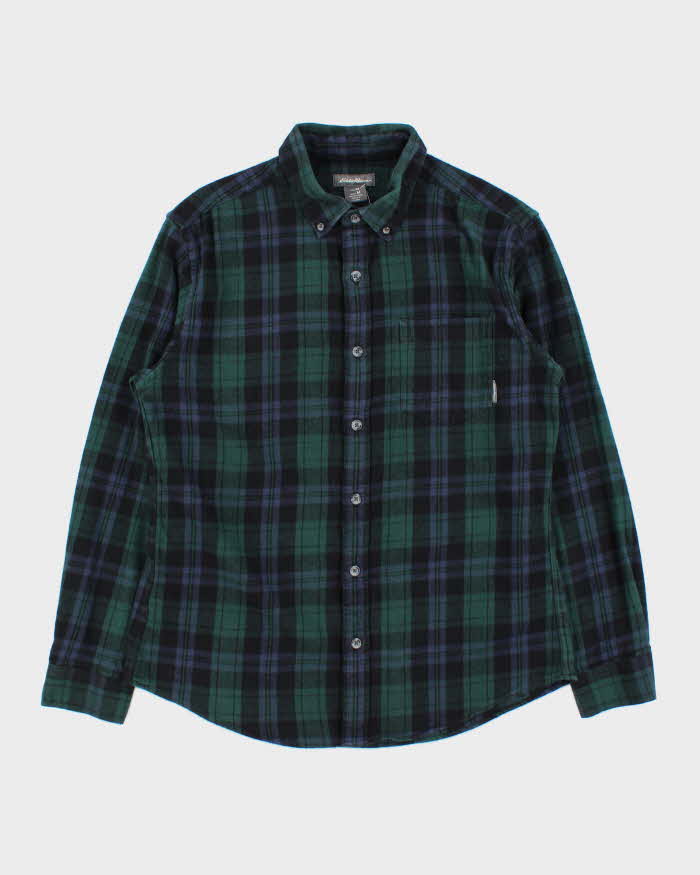 Vintage Eddie Bauer Tartan Long Sleeve Flannel Shirt - M