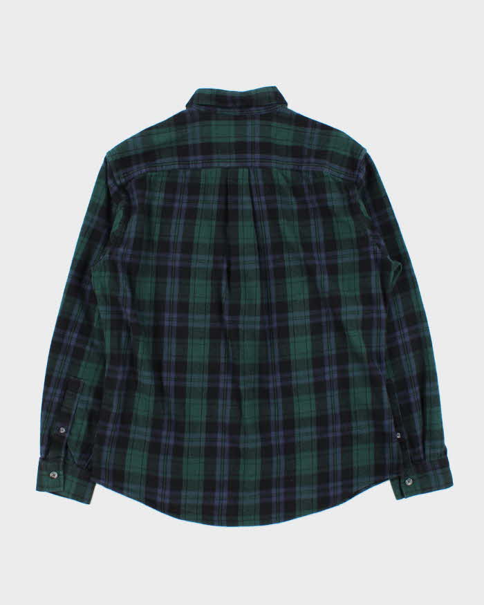 Vintage Eddie Bauer Tartan Long Sleeve Flannel Shirt - M
