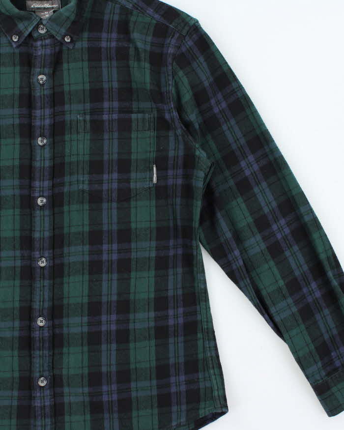 Vintage Eddie Bauer Tartan Long Sleeve Flannel Shirt - M