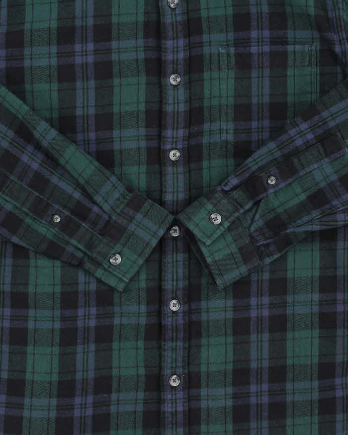 Vintage Eddie Bauer Tartan Long Sleeve Flannel Shirt - M