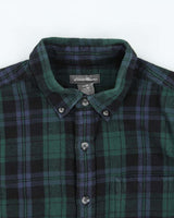 Vintage Eddie Bauer Tartan Long Sleeve Flannel Shirt - M