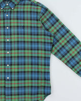 Vintage Y2K 00s Ralph Lauren Heavyweight Plaid Long Sleeve Shirt - L