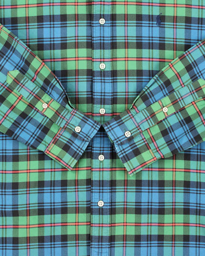Vintage Y2K 00s Ralph Lauren Heavyweight Plaid Long Sleeve Shirt - L