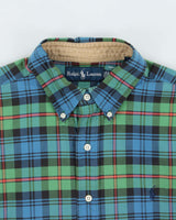 Vintage Y2K 00s Ralph Lauren Heavyweight Plaid Long Sleeve Shirt - L