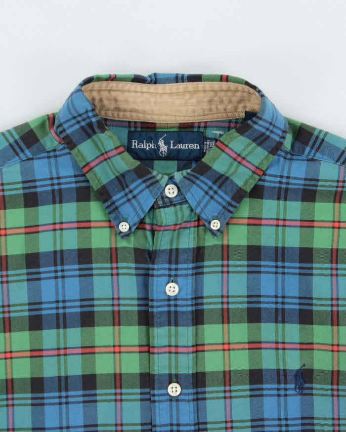 Vintage Y2K 00s Ralph Lauren Heavyweight Plaid Long Sleeve Shirt - L