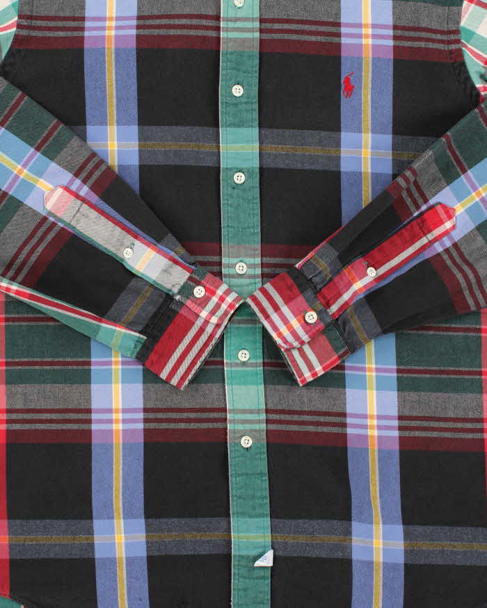 Vintage 1990s Ralph Lauren Heavyweight Plaid Long Sleeve Shirt - L