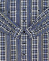 Vintage 1997 Levi's Plaid Striped Long Sleeve Shirt - M