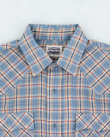 Vintage 1980s Levi's White Tab Snap Button Made In USA Plaid Long Sleeve Western Shirt - M