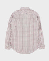 Vintage Y2K 00s Diesel Check Long Sleeve Epaulettes Shirt - S