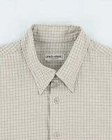 Vintage 1990s Giorgio Armani Le Collezioni Window Pane Check Long Sleeve Shirt - L