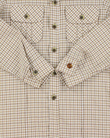 Vintage 1970s Tattersall Daggar Collared Long Sleeve Shirt - L