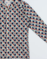 Vintage 1970s Pierre Le Grande Donegal Patterned Long Sleeve Shirt - M
