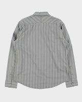 Vintage Y2K 00s Fox Racing Striped Graphic Long Sleeve Shirt - L
