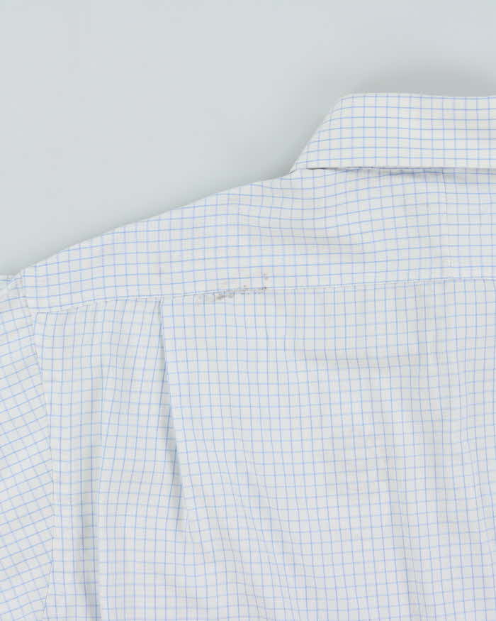 Vintage Y2K 00s Burberry Made In USA Window Pane Check Long Sleeve Shirt - L