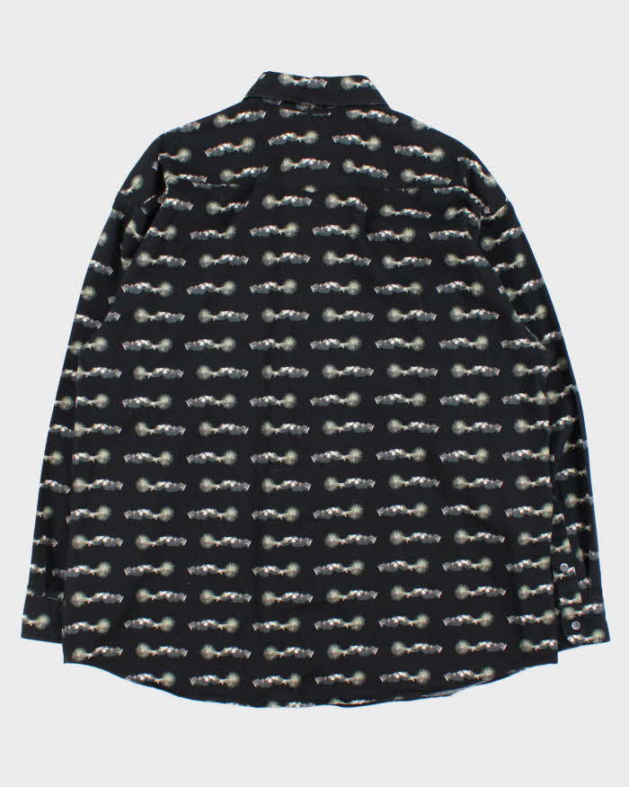 Vintage Y2K 00s Brooks &amp; Dunn By Panhandle Slim Heavyweight Patterned Long Sleeve Shirt - XL