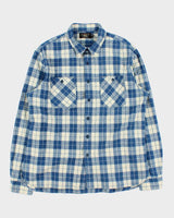 Vintage Ralph Lauren RRL Linen Cotton Blend Long Sleeve Plaid Shirt - XL