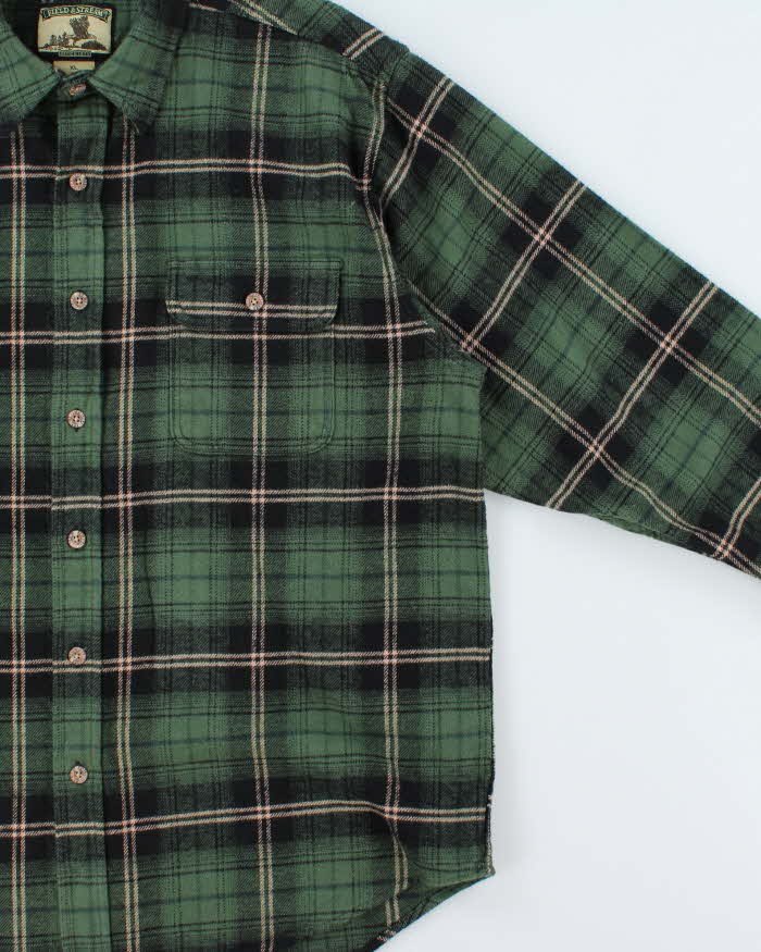 Vintage Field &amp; Stream Heavyweight Flannel Shirt- XL