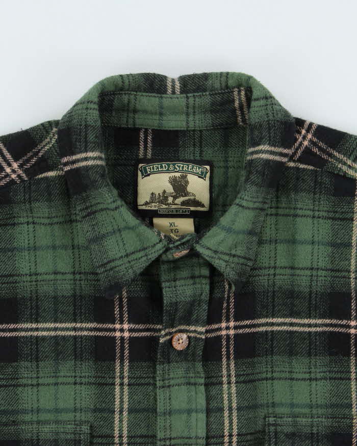 Vintage Field &amp; Stream Heavyweight Flannel Shirt- XL