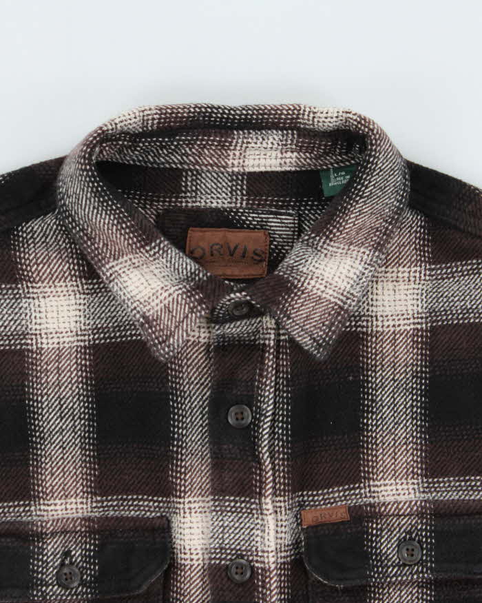 Vintage Orvis Heavyweight Flannel Shirt - L