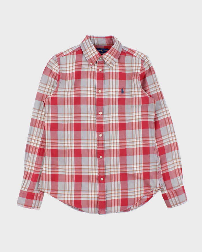 Vintage Ralph Lauren Check Long Sleeve Shirt - M