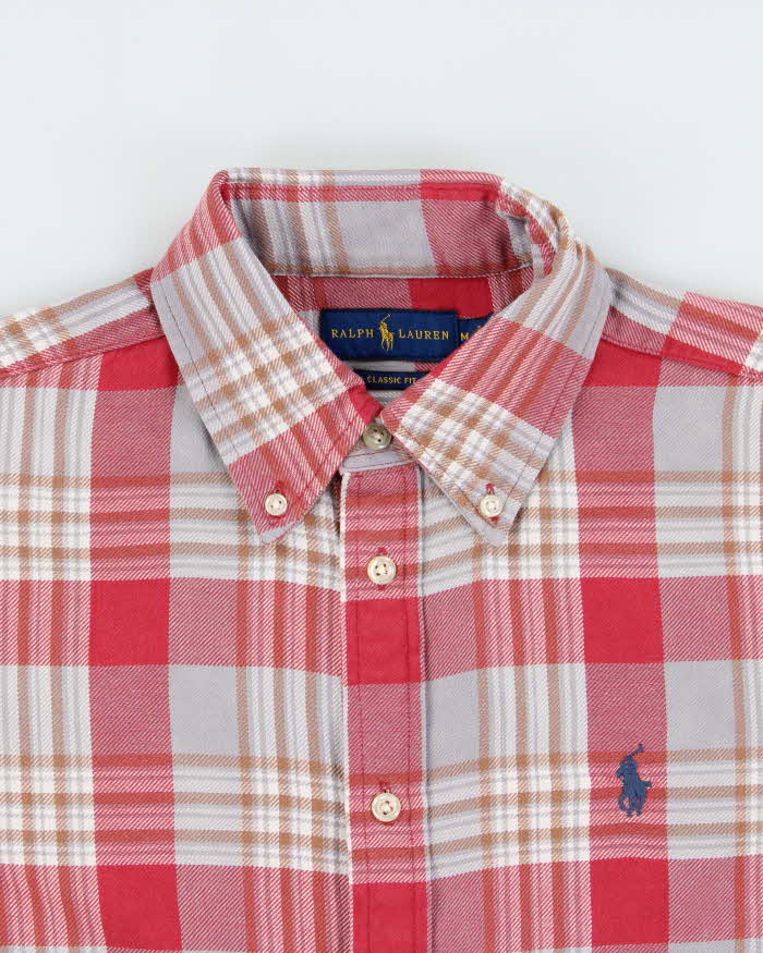 Vintage Ralph Lauren Check Long Sleeve Shirt - M