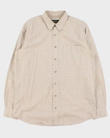 Vintage Eddie Bauer Oversized Check Long Sleeve Shirt - L
