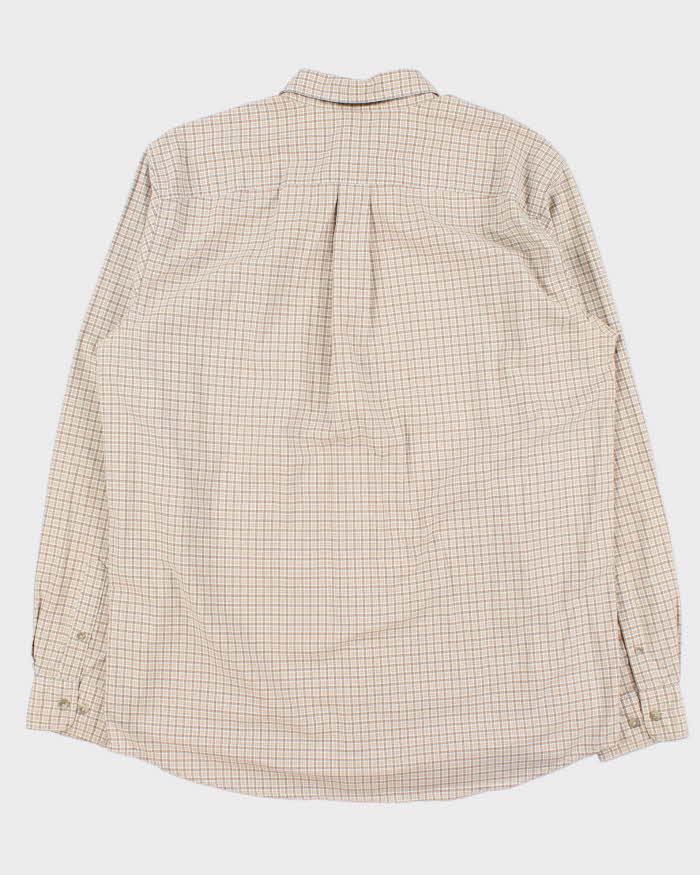 Vintage Eddie Bauer Oversized Check Long Sleeve Shirt - L