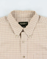 Vintage Eddie Bauer Oversized Check Long Sleeve Shirt - L