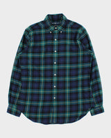 Vintage Y2K 00s Ralph Lauren Tartan Classic Fit Long Sleeve Shirt - M