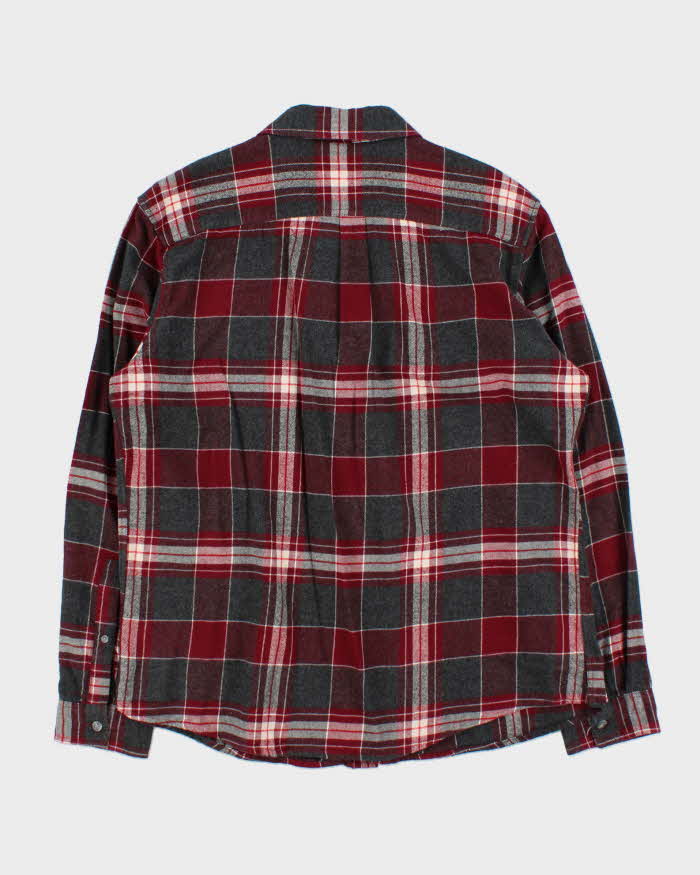 Vintage Eddie Bauer Plaid Classic Fit Long Sleeve Flannel Shirt - L