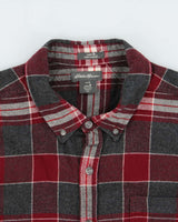 Vintage Eddie Bauer Plaid Classic Fit Long Sleeve Flannel Shirt - L