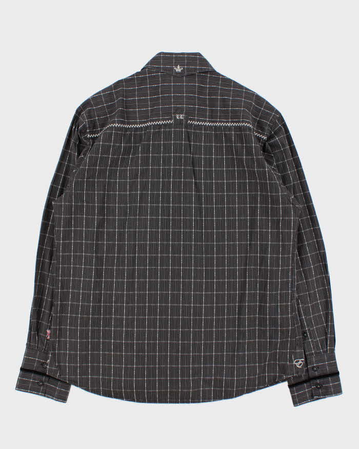 Vintage Y2K 00s English Laundry Christopher Wicks Hand Sewn Check Long Sleeve Shirt - XL
