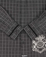 Vintage Y2K 00s English Laundry Christopher Wicks Hand Sewn Check Long Sleeve Shirt - XL