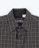 Vintage Y2K 00s English Laundry Christopher Wicks Hand Sewn Check Long Sleeve Shirt - XL