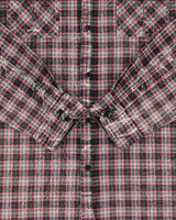 Vintage Y2K 00s Guess Embroidered Tartan Long Sleeve Shirt - XL