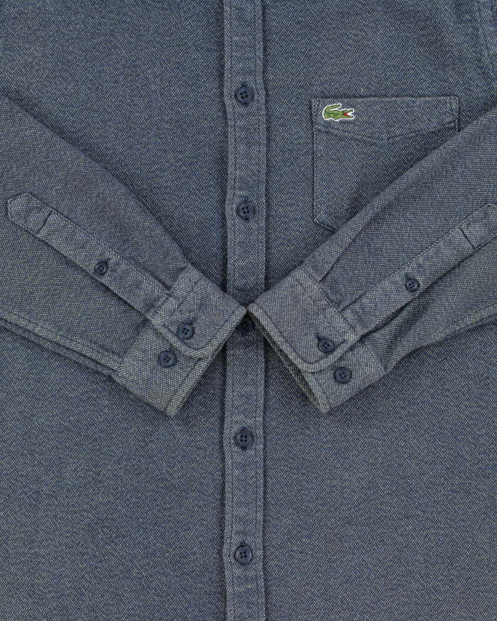 Vintage Lacoste Heavyweight Chambray Long Sleeve Shirt - S