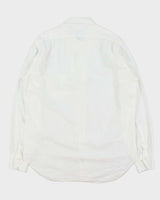 Vintage Y2K 00s Aster Italy Textured Striped Long Sleeve Shirt - XL